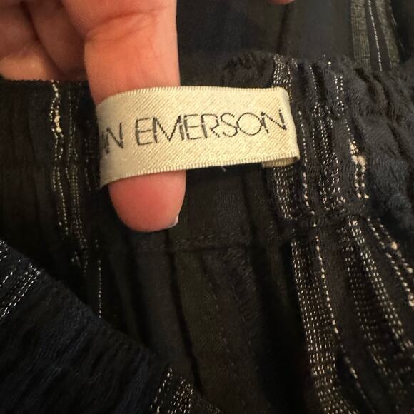 Bryan Emerson Blue & Black Lightweight Wool Blend Modest Maxi Skirt One Size S-L - Picture 10 of 11